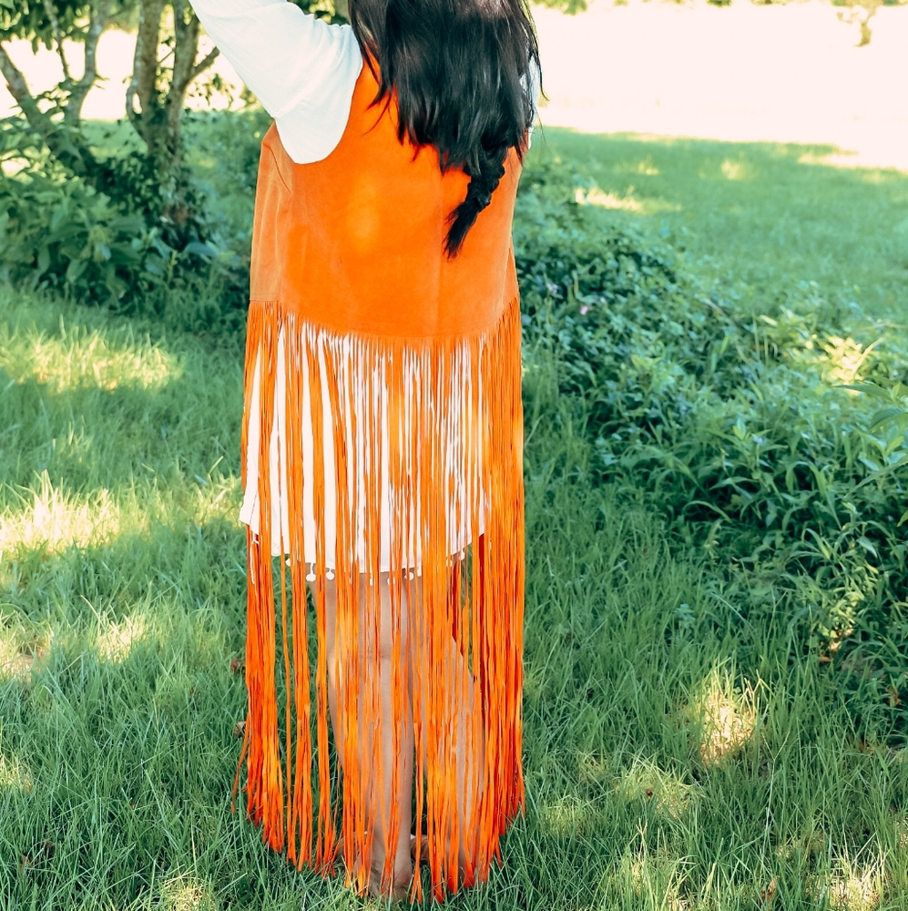 Tropical Jungle Orange Vest